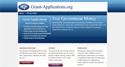 Desktop Screenshot of grant-applications.org